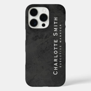 Minimalistisch Elegant Klassisches Beruflich iPhone 16 Pro Hülle