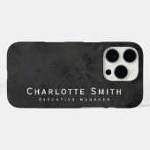 Minimalistisch Elegant Klassisches Beruflich Case-Mate iPhone Hülle (Rückseite (Horizontal))