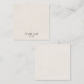 Minimalistisch Elegant Klassisches Beruflich Mitteilungskarte (Vorne/Hinten)