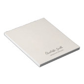 Minimalistisch Elegant Klassisches Beruflich Notizblock (angewinkelt)