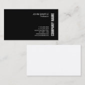 Minimalistisch Elegant Modernes, Berufliches Schli Visitenkarte (Vorne/Hinten)