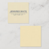 Minimalistisch Elegant Modernes Schlicht Begleitkarte (Vorne/Hinten)