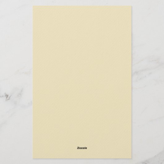Minimalistisch Elegant Modernes Schlicht Briefpapier (Rückseite)
