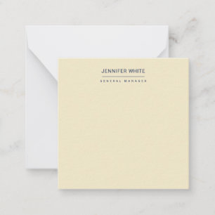 Minimalistisch Elegant Modernes Schlicht Mitteilungskarte