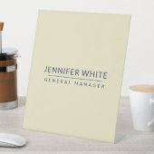 Minimalistisch Elegant Modernes Schlicht Sockelschild (In Situ)