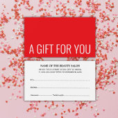 Minimalistisch Elegant Red White Bold