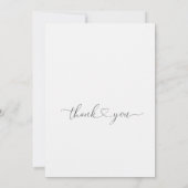 Minimalistisch Elegant Rettete unser neues Datum v Einladung (Rückseite)