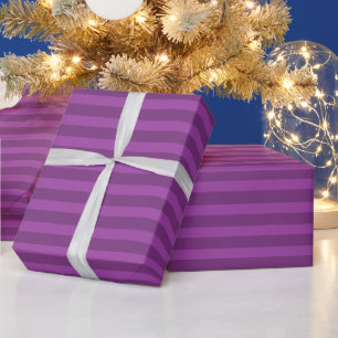 Minimalistisch Elegant Rustikal Lila Vorlage Strei Geschenkpapier