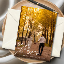 Minimalistisch Elegant Save the Date