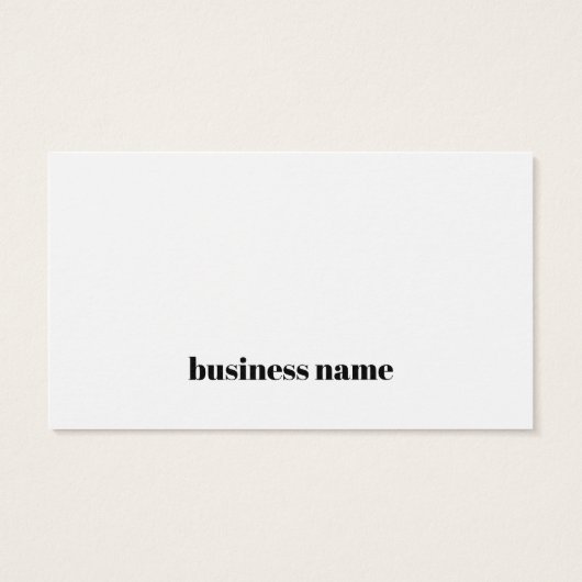 Minimalistisch Elegant Schwarz-weiß Danke (Rückseite)