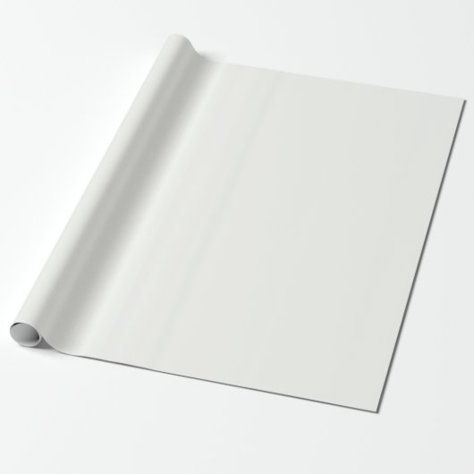 Minimalistisch Elegant Solid Pearl White Schlicht Geschenkpapier (Ungerollt)