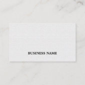 Minimalistisch Elegant Texture White QR Anwalt Visitenkarte (Rückseite)