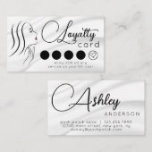 Minimalistisch Elegante Berufliche Loyalität Visitenkarte (Vorne/Hinten)