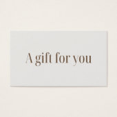 Minimalistisch Elegante Highlights (Vorderseite)