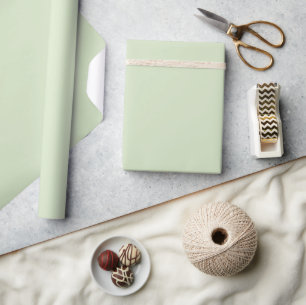 Minimalistisch elegante indische meergrüne einfarb geschenkpapier