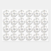 Minimalistisch Elegante Moderne, einzigartige Urla Geschenkpapier Set (Vorderseite 3)