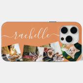 Minimalistisch Elegante Personalisierte Fotomateri Case-Mate iPhone Hülle (Rückseite (Horizontal))