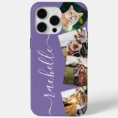 Minimalistisch Elegante Personalisierte Fotomateri Case-Mate iPhone Hülle (Rückseite)