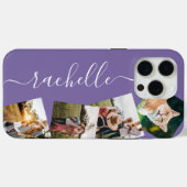 Minimalistisch Elegante Personalisierte Fotomateri Case-Mate iPhone Hülle (Rückseite (Horizontal))