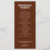 Minimalistisch Elegante Rosmarine Programm (Rückseite)