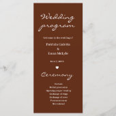 Minimalistisch Elegante Rosmarine Programm (Vorderseite)