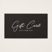 Minimalistisch Elegante Schwarz-weiße Beauty Salon (Vorderseite)