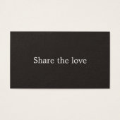 Minimalistisch Elegante Schwarz-weiße Beauty Salon (Vorderseite)