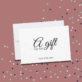 Minimalistisch Elegante Schwarz-weiße Schönheit