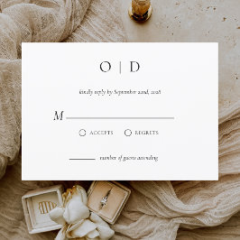 Minimalistisch Elegante UAWG Einfach Schwarz-weiß Einladung