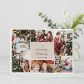 Minimalistisch Elegante Weihnachten Einfaches 6 Fo (Stehend Vorderseite)