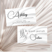 Minimalistisch Eleganter Beruflicher Salon Visitenkarte