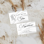 Minimalistisch Eleganter Beruflicher Salon Visitenkarte