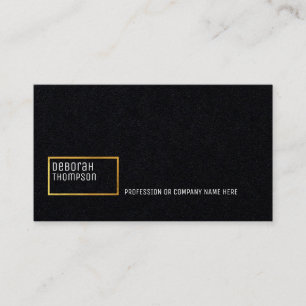 minimalistisch eleganter Luxus-Blau. Visitenkarte