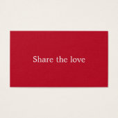 Minimalistisch Eleganter Roter Schönheitssalon (Vorderseite)