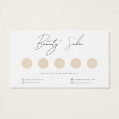 Minimalistisch Elegantes Beige Kulturpass Bellinzo (Rückseite)