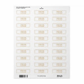 Minimalistisch Elegantes Faux-Gold (Vorne)