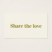 Minimalistisch Elegantes helles Gelbes Olive (Vorderseite)