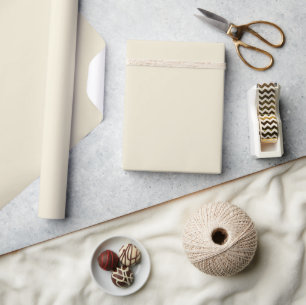 Minimalistisch Elegantes Massives Pastell Leinen W Geschenkpapier