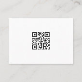 Minimalistisch Elegantes, modernes, einfaches Logo Visitenkarte (Rückseite)