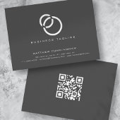 Minimalistisch Elegantes, modernes, einfaches Logo Visitenkarte