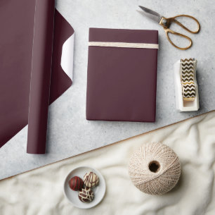 Minimalistisch Elegantes Vintage-Weihnachtswein-Mo Geschenkpapier