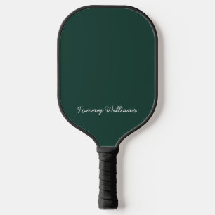 Minimalistisch Emerald Green Beruflich Simple Pickleball Schläger