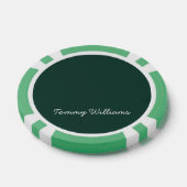 Minimalistisch Emerald Green Beruflich Simple Pokerchips (Einzeln)