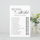 Minimalistisch Er sagte, sie habe Brautparty (Stehend Vorderseite)