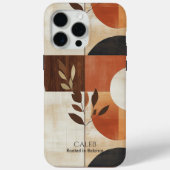 Minimalistisch erdig Abstrakte Natur Inspiriert Bl Case-Mate iPhone Hülle (Rückseite)