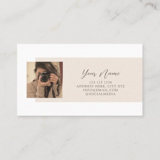 Minimalistisch Eucalyptus Boho Beruflich Chic Visitenkarte (Rückseite)