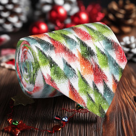 Minimalistisch Evergreen Tree Holiday Neck Tie Krawatte