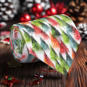 Minimalistisch Evergreen Tree Holiday Neck Tie Krawatte
