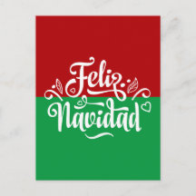 Minimalistisch Feliz Navidad Spanisch Frohe Weihna