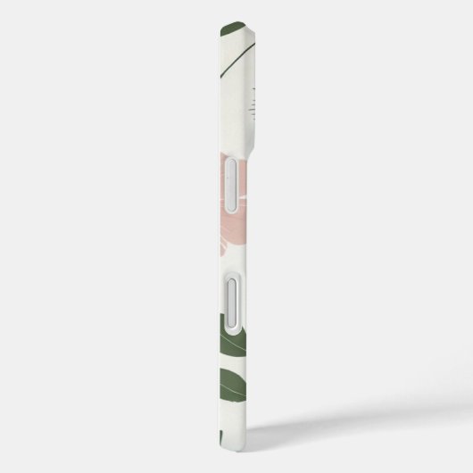 Minimalistisch floral iPhone Case (Rückseite / Rechts)